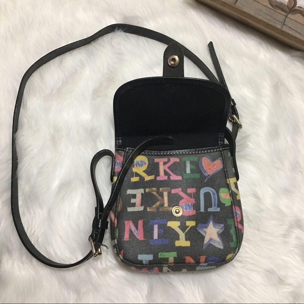 Vintage Dooney & Bourke Black Crayon CrossBody Bag - Picture 5 of 7
